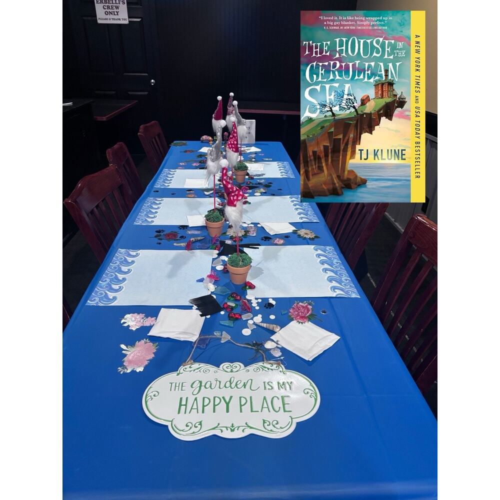 House In The Cerulean Sea Party Or Book Club Decoration Kit (Book Included) B11